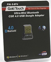 מתאם מיני Gold-Touch USB BLUETOOTH V.4 מתאם מיני Gold-Touch USB BLUETOOTH V.4