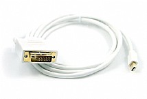 כבל MINI DISPLAY PORT-Thunderbolt ל DVI זכר כבל MINI DISPLAY PORT-Thunderbolt ל DVI זכר