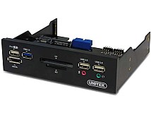 פאנל קדמי למארז UNITEK Y-3903 5.25"Multi-function USB 3.0 Front Panel פאנל קדמי למארז UNITEK Y-3903 5.25"Multi-function USB 3.0 Front Panel