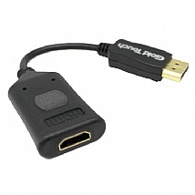 כבל מאריך הגברה GOLD TOUCH Active DP To HDMI Male to Female כבל מאריך הגברה GOLD TOUCH Active DP To HDMI Male to Female