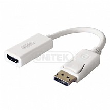 מתאם UNITEK Display Port TO HDMI 4K Y-6332 מתאם UNITEK Display Port TO HDMI 4K Y-6332