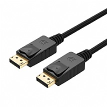 כבל UNITEK DisplayPort to DisplayPort 2M Y-C608BK כבל UNITEK DisplayPort to DisplayPort 2M Y-C608BK