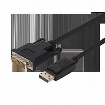 כבל UNITEK DisplayPort to DVI Male Y-5118BA 1.8m כבל UNITEK DisplayPort to DVI Male Y-5118BA 1.8m