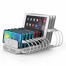 עמדת טעינה Unitek Y-2172 10-port USB 2.4A עמדת טעינה Unitek Y-2172 10-port USB 2.4A