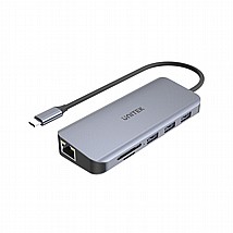 תחנת עגינה למחשב נייד UNITEK UHUB N9+ 9-in-1 USB-C Hub D1026B תחנת עגינה למחשב נייד UNITEK UHUB N9+ 9-in-1 USB-C Hub D1026B