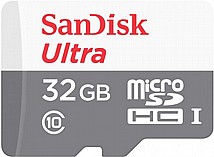 כרטיס זיכרון SanDisk Ultra SDSQUNR-032G 32GB Micro SD UHS-I סנדיסק כרטיס זיכרון SanDisk Ultra SDSQUNR-032G 32GB Micro SD UHS-I סנדיסק