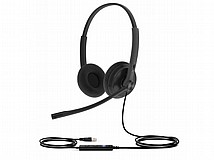 אוזניות חוטיות Yealink UH34 Lite B USB אוזניות חוטיות Yealink UH34 Lite B USB