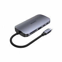 תחנה למחשב נייד UNITEK uHUB S7+ 7-in-1 D1029A RGB תחנה למחשב נייד UNITEK uHUB S7+ 7-in-1 D1029A RGB