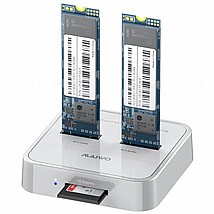 משכפל K3016SD type C M.2 SATA SSD dock משכפל K3016SD type C M.2 SATA SSD dock
