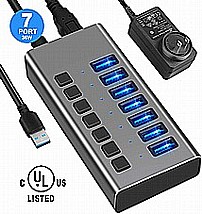 מפצל 7 חיבורים USB 3.0 - DM282 מפצל 7 חיבורים USB 3.0 - DM282