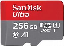 כרטיס זיכרון SanDisk Ultra MicroSDXC SDSQUAC-256G 256GB כרטיס זיכרון SanDisk Ultra MicroSDXC SDSQUAC-256G 256GB