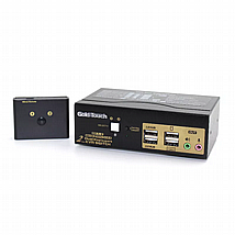 מתג Gold Touch 2Port Dual DP KVM switch KVM-DP-2-2 מתג Gold Touch 2Port Dual DP KVM switch KVM-DP-2-2