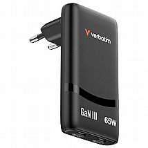 מטען קיר Verbatim Fold ‘n’ Go GaN Charger מטען קיר Verbatim Fold ‘n’ Go GaN Charger