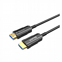 כבל HDMI פייבר אופטי 15 מטר UNITEK C11072BK-15M כבל HDMI פייבר אופטי 15 מטר UNITEK C11072BK-15M
