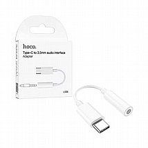 מתאם אודיו Hoco Audio Adapter Cable LS35 Type-C to 3.5mm מתאם אודיו Hoco Audio Adapter Cable LS35 Type-C to 3.5mm